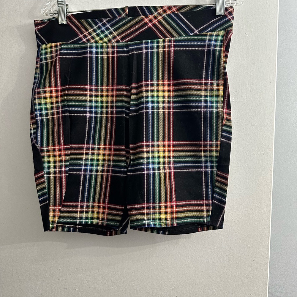Torrid Multicolor Plaid Shorts